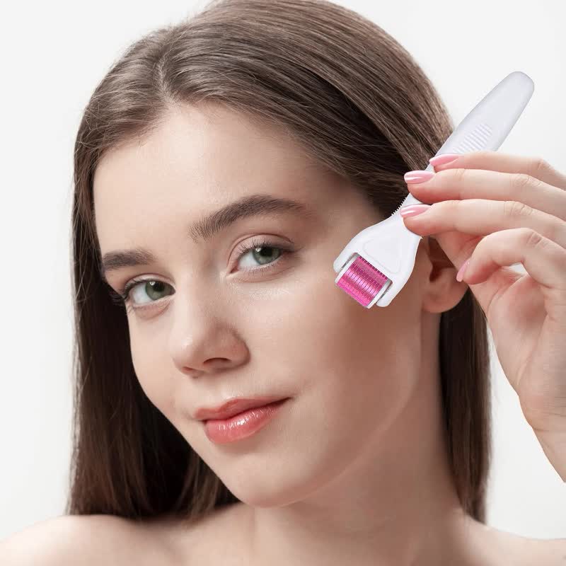 Kit de rouleau Derma Roller à micro-aiguilles Tivil